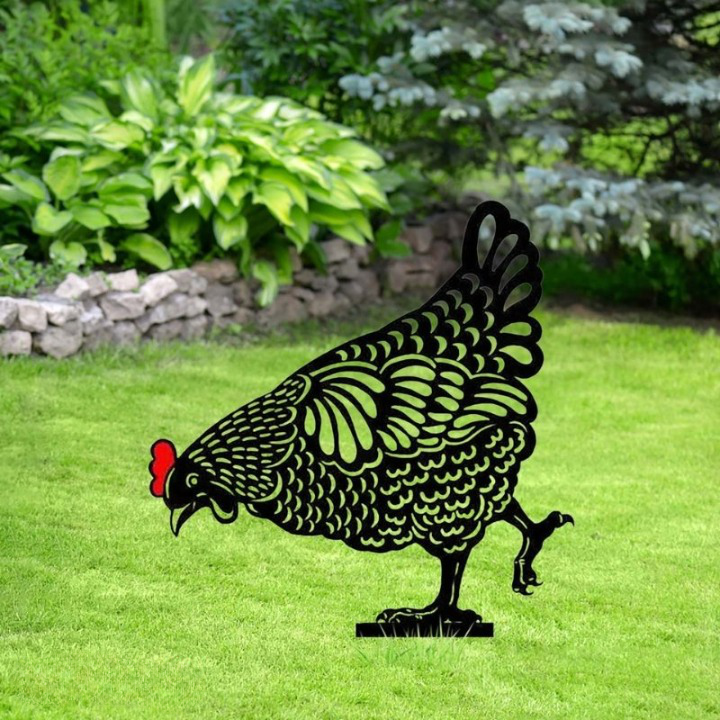 50% OFF | Set of 5 Chicken Garden Decorations