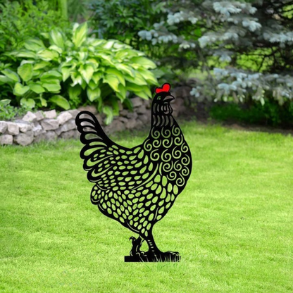 50% OFF | Set of 5 Chicken Garden Decorations