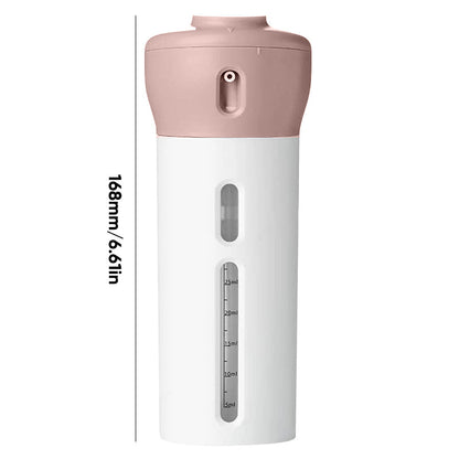 Portable Skin Care Dispenser Bottle - 4-in-1 Multi-Function