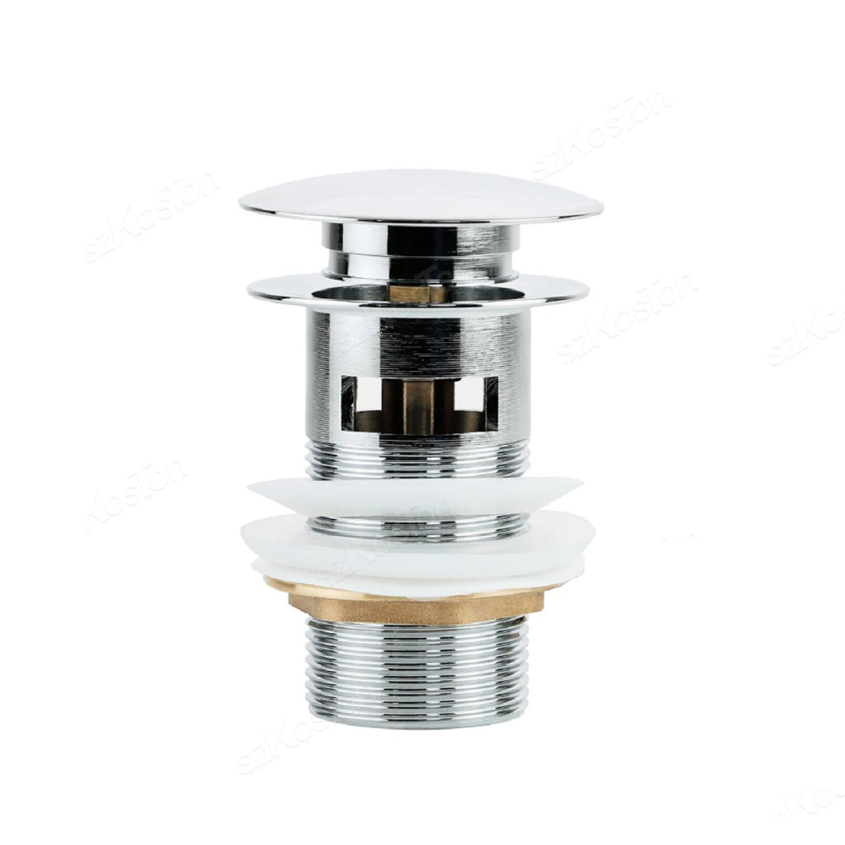 Brass Pop-Up Drain Stopper - Leak-Proof and Easy Installation