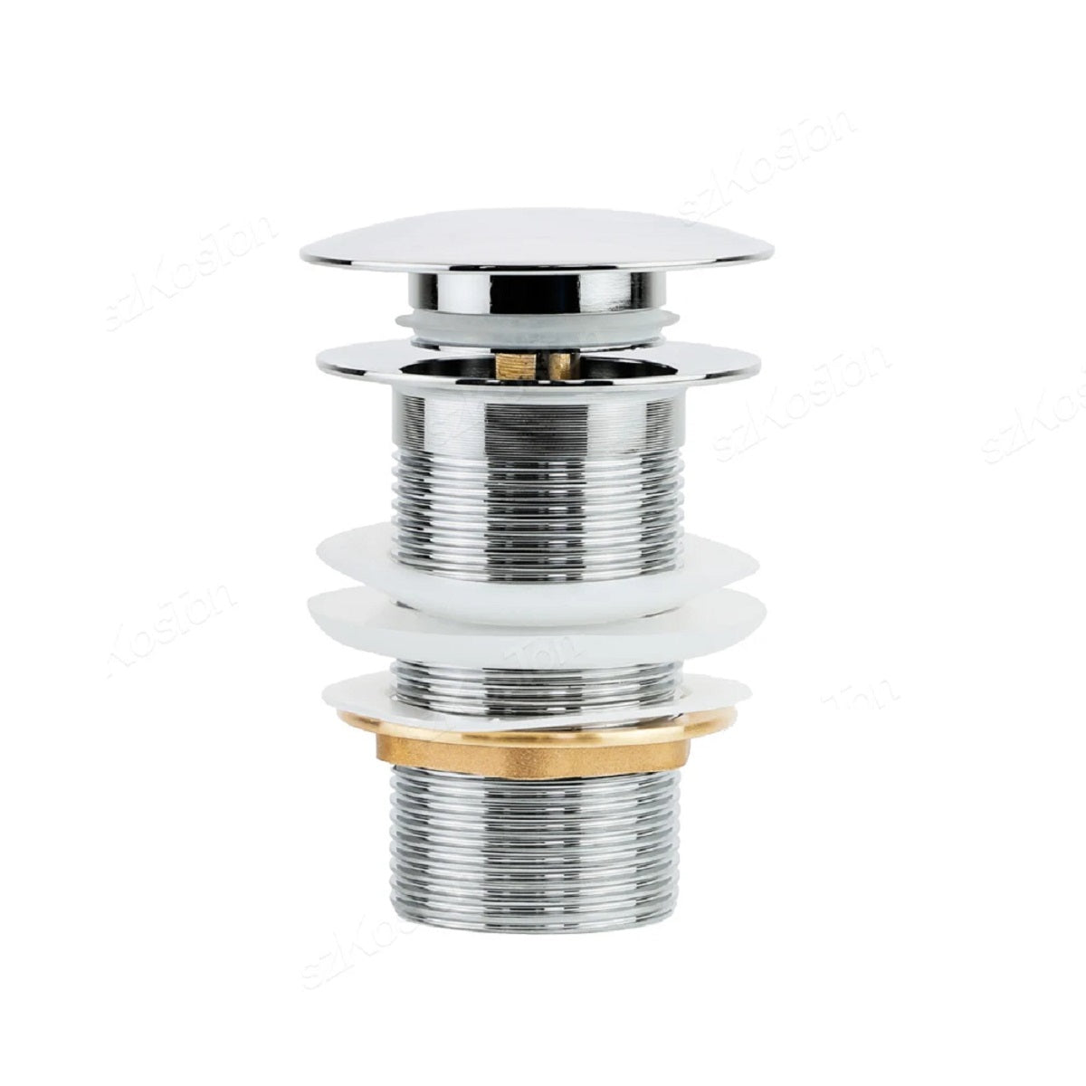 Brass Pop-Up Drain Stopper - Leak-Proof and Easy Installation