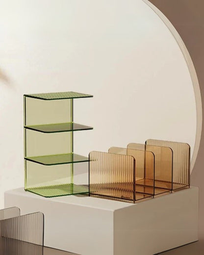Modular Acrylic Shelving Unit - Stylish Storage Solution