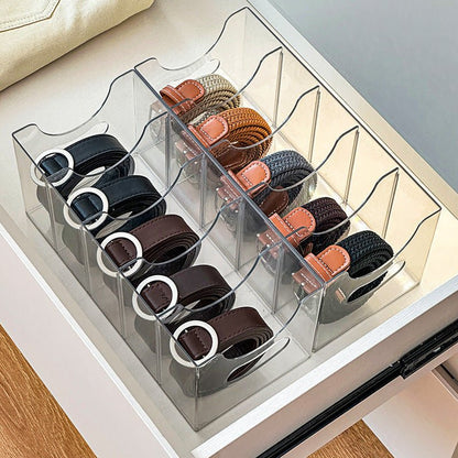 Acrylic Belt Organizer for Accessories – Gallery-Style Storage Solution