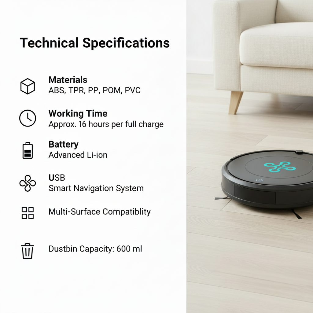 SmartSweep Pro – Advanced Robotic Vacuum and Mop for Effortless Cleaning