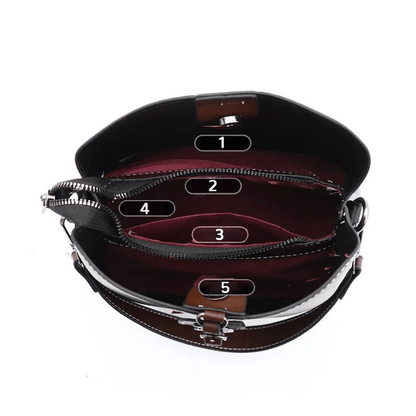 Elegant Leather Shoulder Bag – Stylish Design