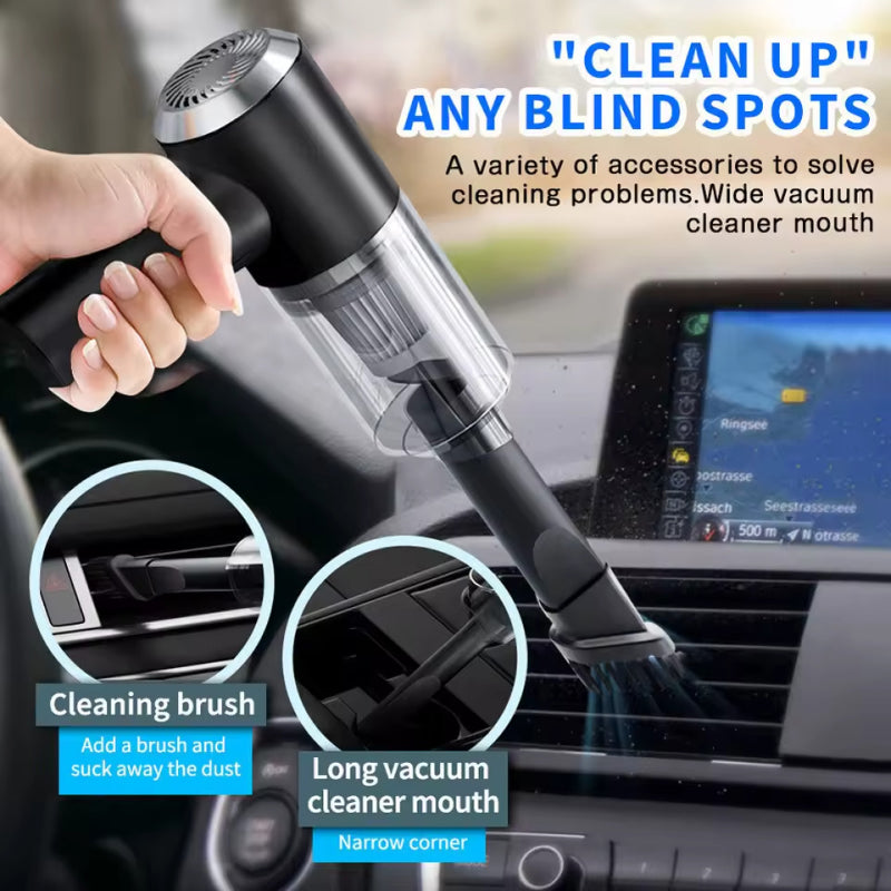 Compact Car Vacuum for Efficient Cleaning