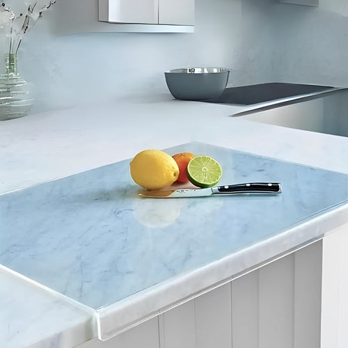 Transparent Cutting Board with Counter Edge