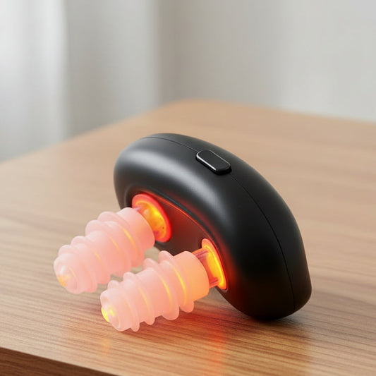 Cordless Nose Wellness Device with Red Light – Compact, USB Rechargeable Silicone Tips