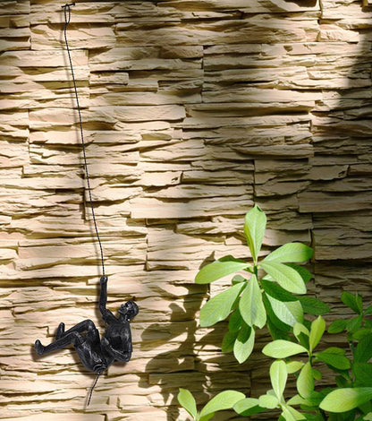 Climbing Figures Wall Decor – Inspirational Resin and Iron Art
