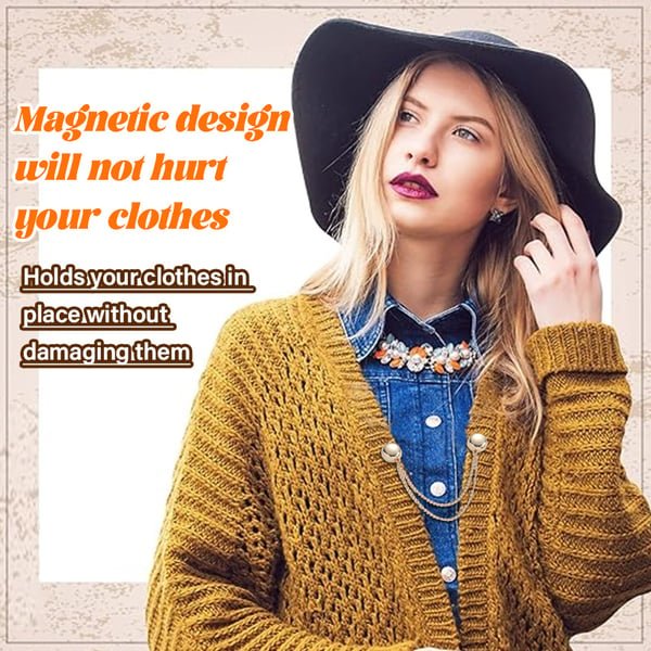 Get 2 Free | Stylish Magnetic Clip for Outfit Styling [Last Day Sale]