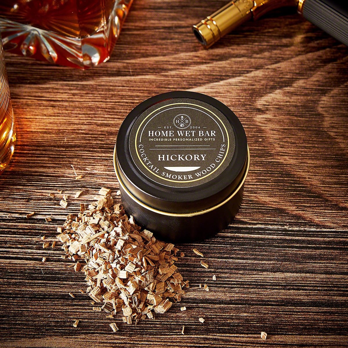 Gourmet Smoking Wood Chip Set for Craft Cocktails - Oak, Cherry & Hickory