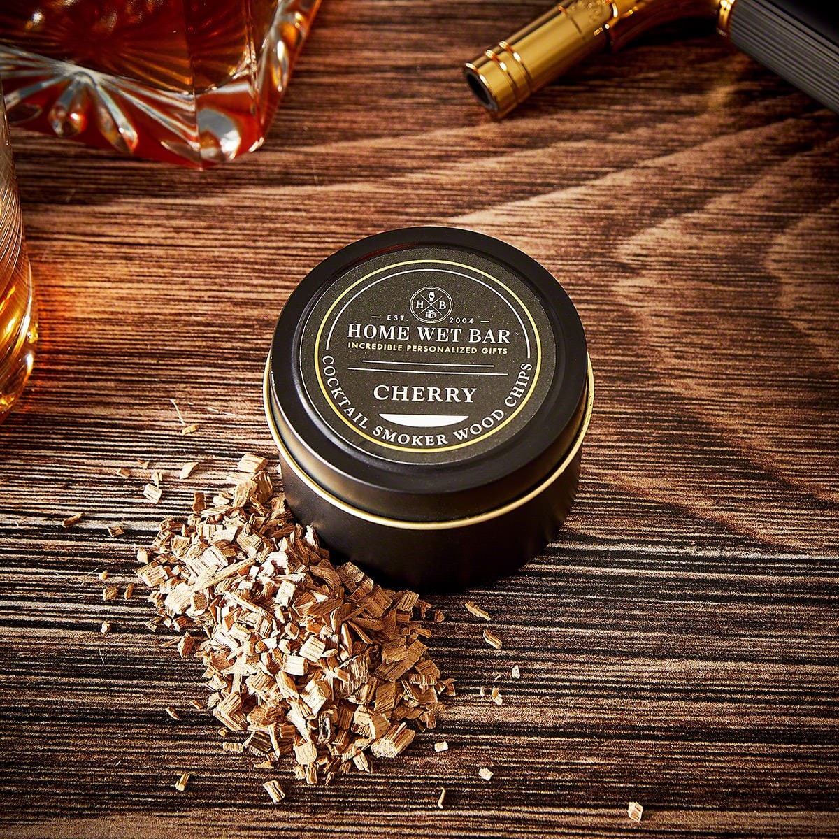 Gourmet Smoking Wood Chip Set for Craft Cocktails - Oak, Cherry & Hickory