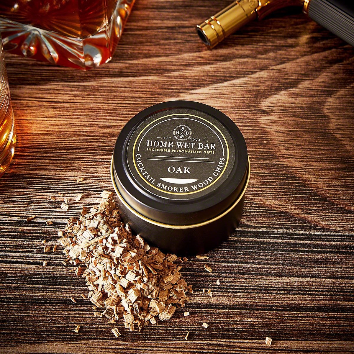 Gourmet Smoking Wood Chip Set for Craft Cocktails - Oak, Cherry & Hickory
