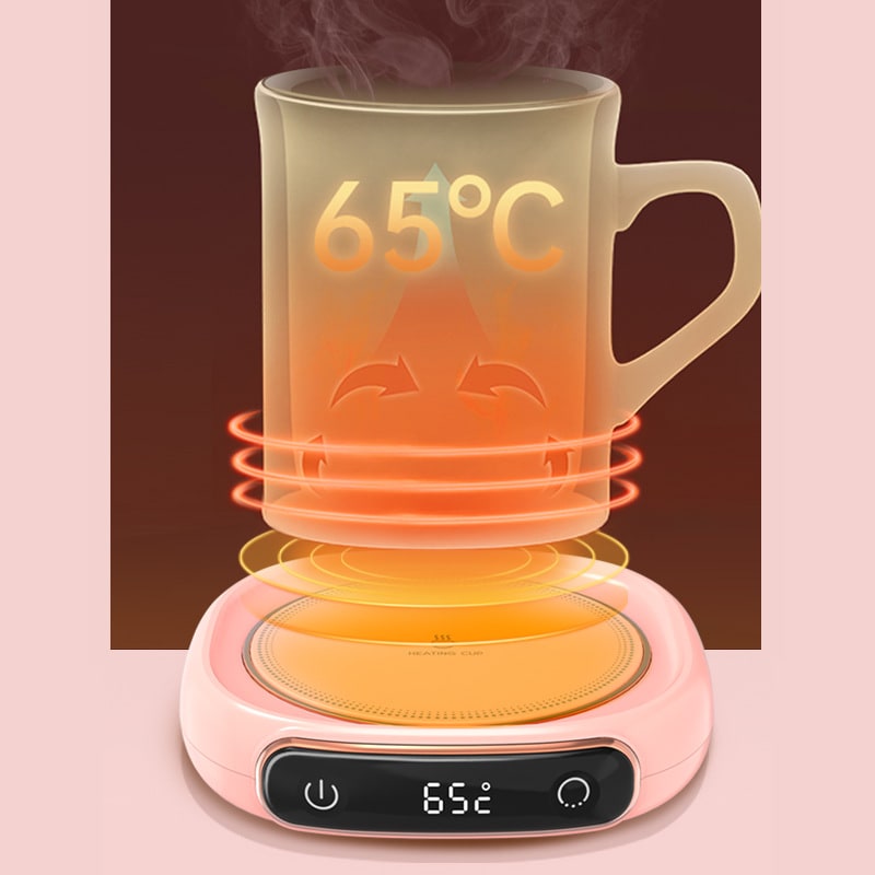 Smart Temperature-Controlled Coffee Warmer for Desk Use
