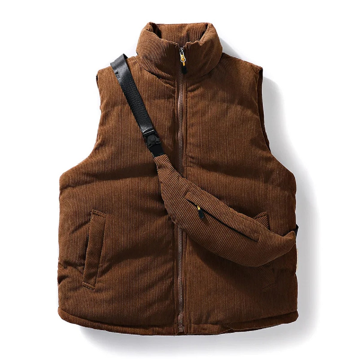 Men's Casual Sleeveless Vest Jacket - Versatile Warm Waistcoat