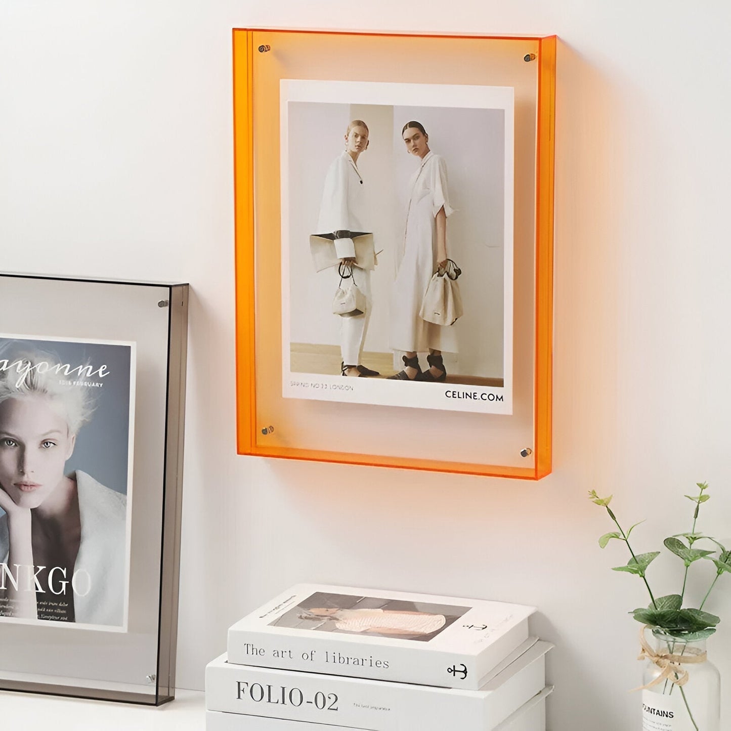 Clear Acrylic Photo Frame – Contemporary Minimalist Showcase