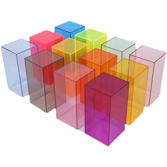 Colorful Acrylic Display Case – Showcase for Collectibles and Accessories