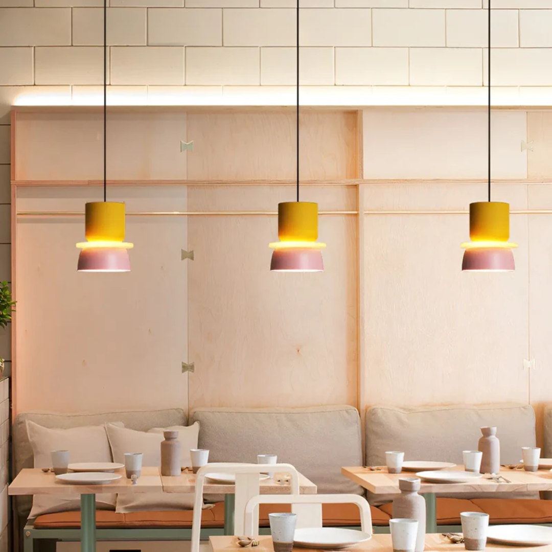 Colorful Trendy Macaron LED Pendant Light - Vivid Glow