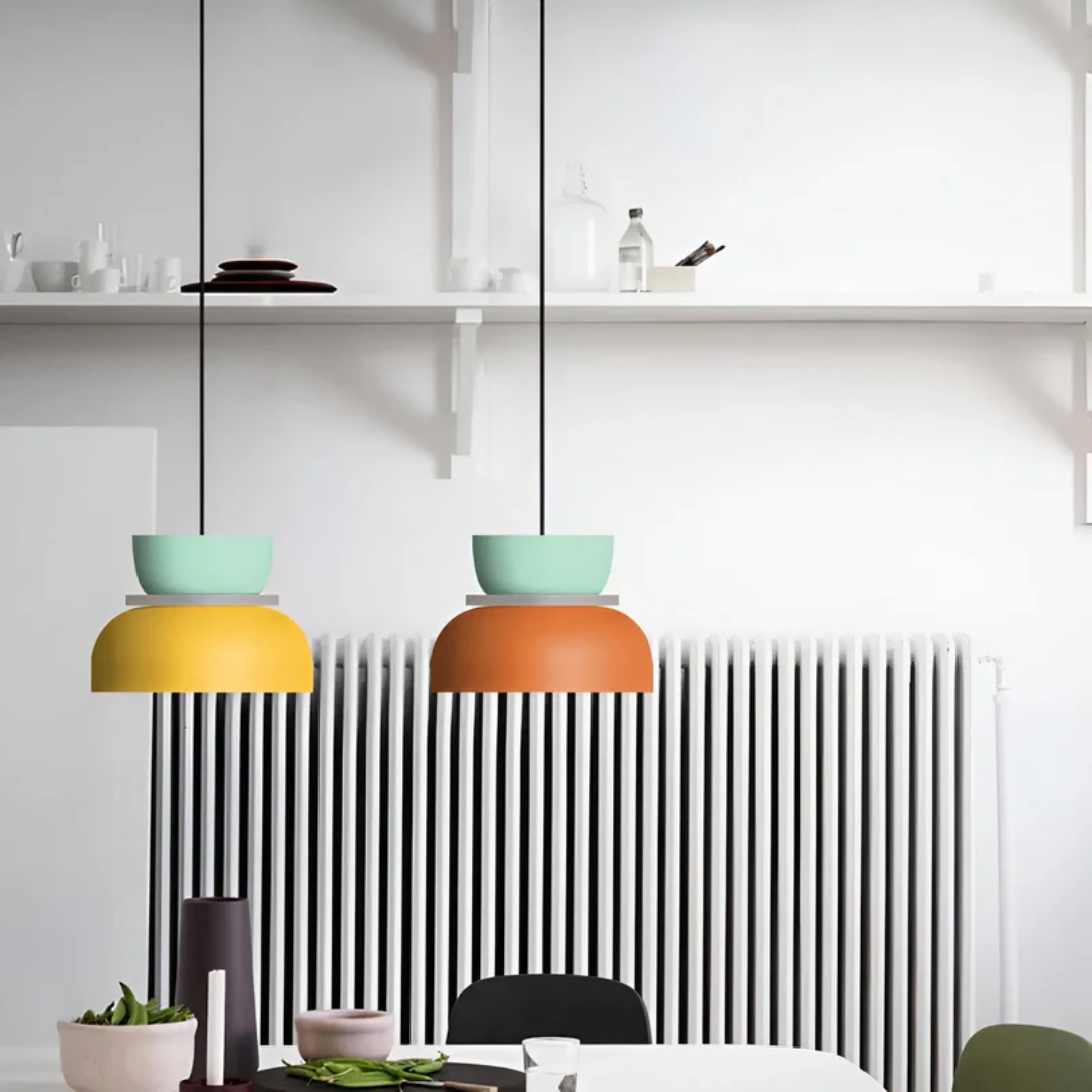 Colorful Trendy Macaron LED Pendant Light - Vivid Glow