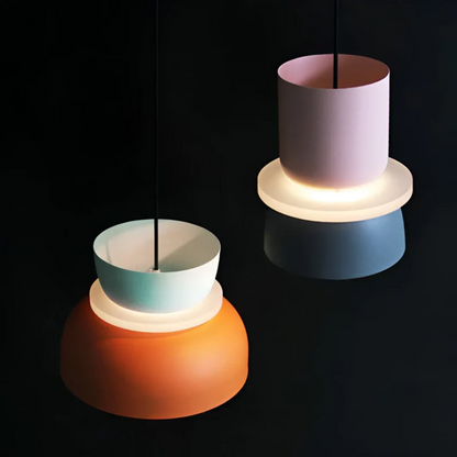 Colorful Trendy Macaron LED Pendant Light - Vivid Glow
