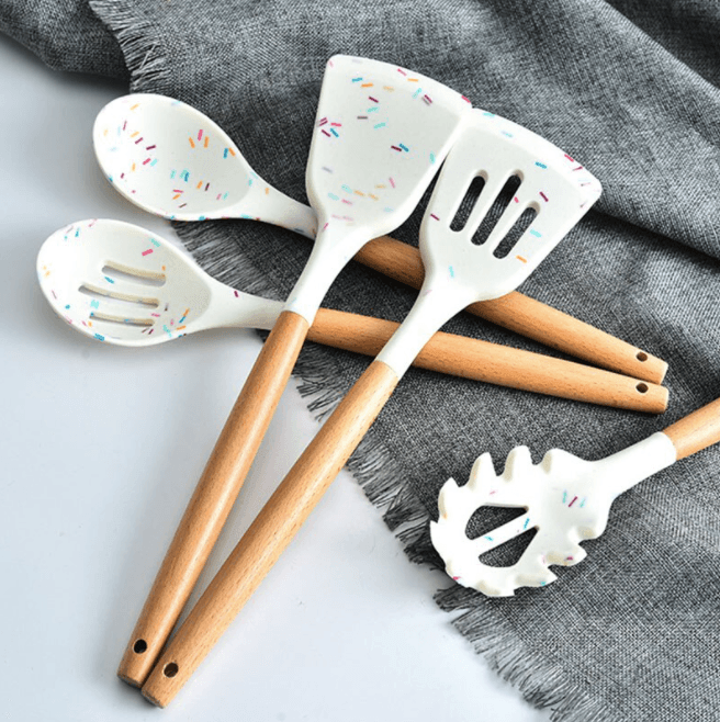 Silicone Cooking Utensils Set for Chefs