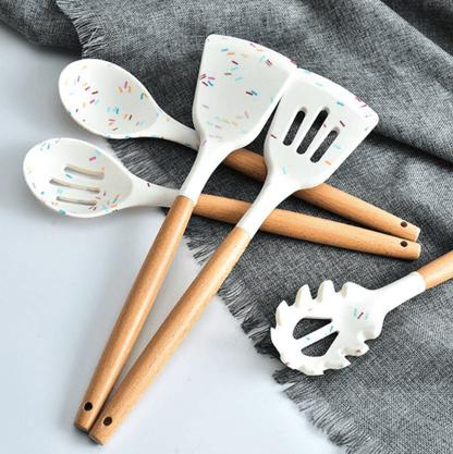 Silicone Cooking Utensils Set for Chefs