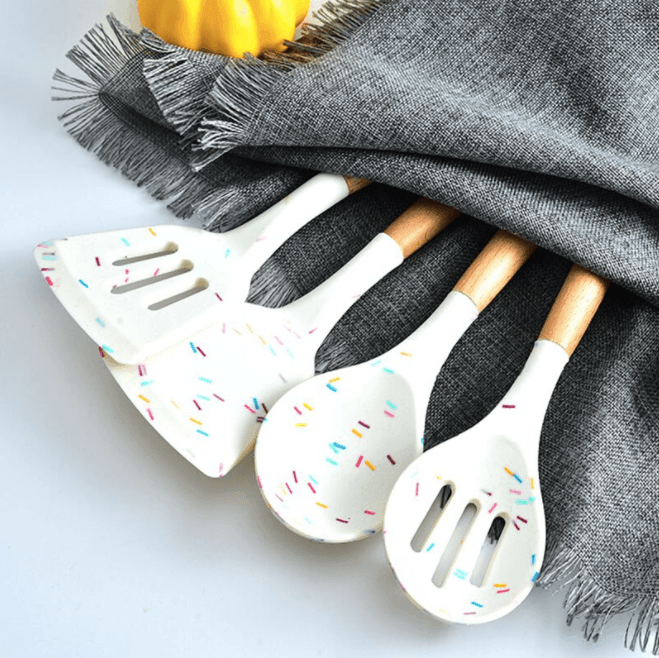 Silicone Cooking Utensils Set for Chefs
