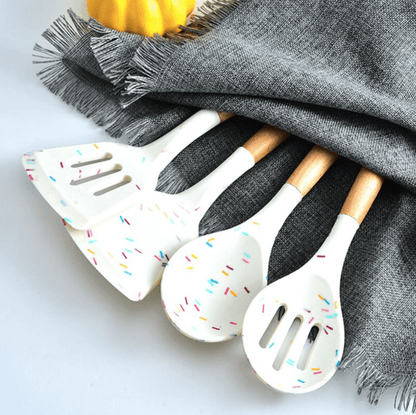 Silicone Cooking Utensils Set for Chefs