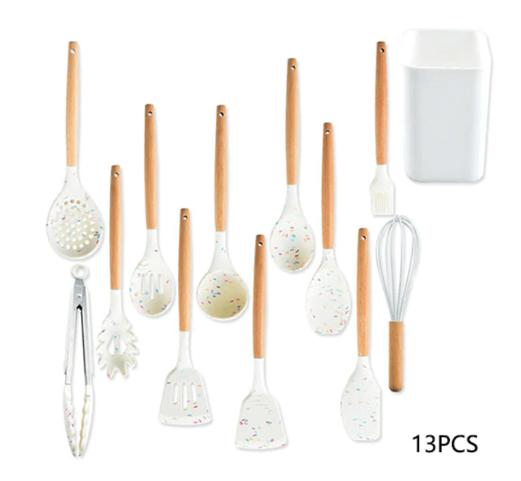 Silicone Cooking Utensils Set for Chefs