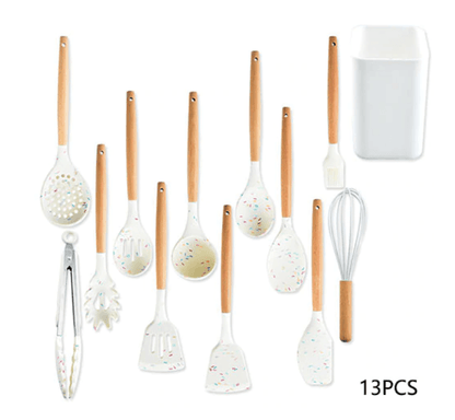 Silicone Cooking Utensils Set for Chefs
