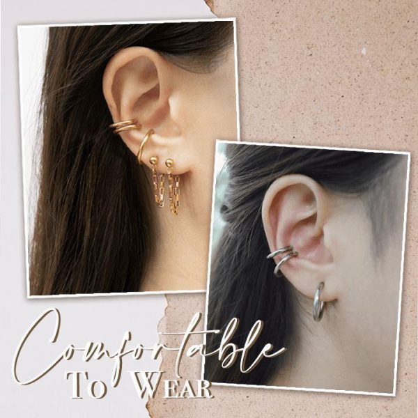 Set of 2 | Retractable Earrings - Fashionable Design [Last Day Sale]