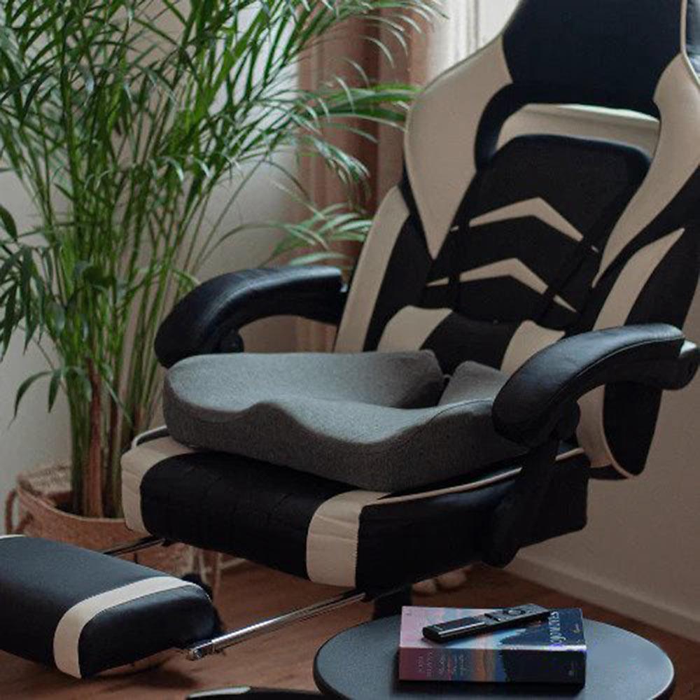 Ergonomic Memory Foam Seat Cushion for Back and Tailbone Relief