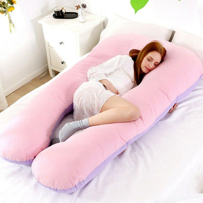Body Pillow for Pregnancy Support and Back Alignment – Sleep Aid