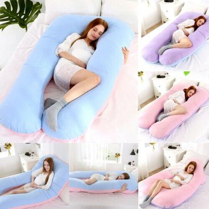 Body Pillow for Pregnancy Support and Back Alignment – Sleep Aid