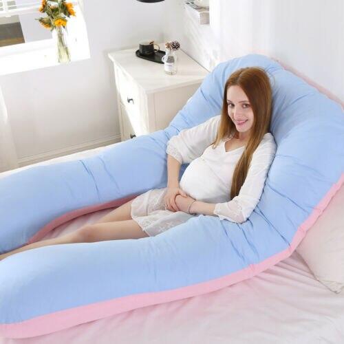 Body Pillow for Pregnancy Support and Back Alignment – Sleep Aid