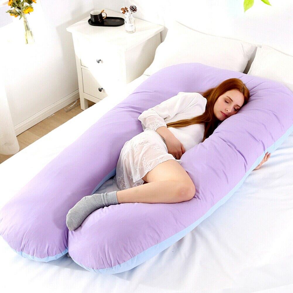 Body Pillow for Pregnancy Support and Back Alignment – Sleep Aid