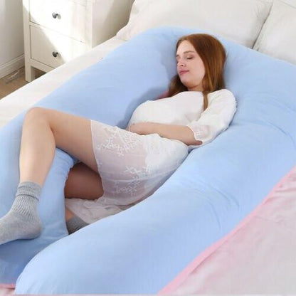 Body Pillow for Pregnancy Support and Back Alignment – Sleep Aid