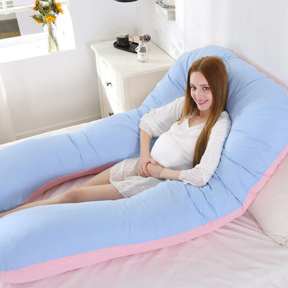 Body Pillow for Pregnancy Support and Back Alignment – Sleep Aid