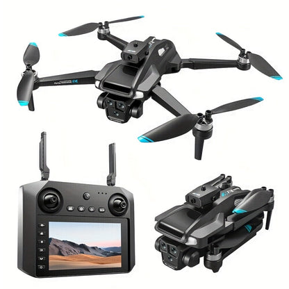 Portable Aerial Photography Drone with Versatile Triple Lens