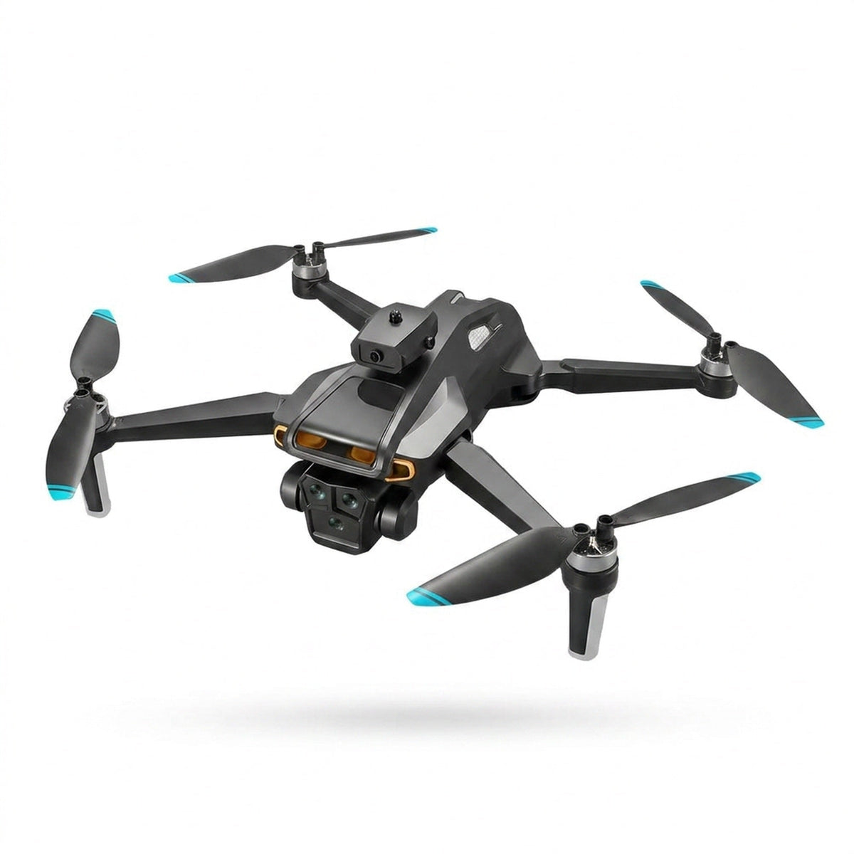 Portable Aerial Photography Drone with Versatile Triple Lens