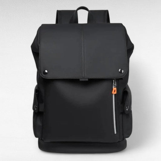 25L Waterproof Roll-Top Backpack with USB Port, Laptop Section and Pockets