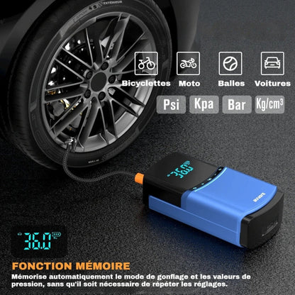 Compact Battery Booster and Compressor for Enhanced Power