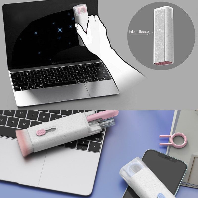 Ultimate Electronics Cleaning Kit with Versatile Brush and Cloth
