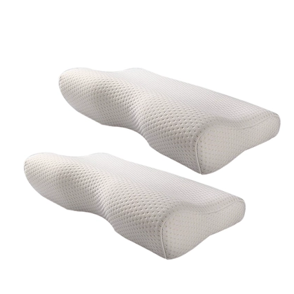 ErgoRest Memory Foam Pillow with Adjustable Support Heights