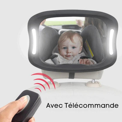 Car Baby Monitor with LED Mirror