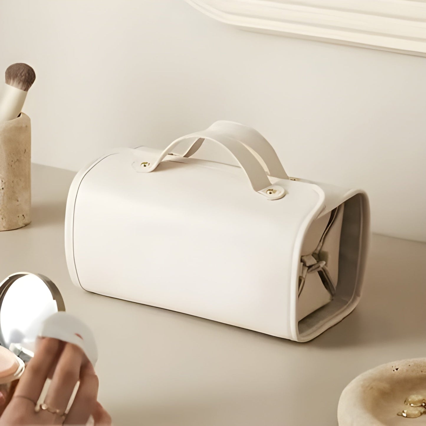 4-in-1 Waterproof Cosmetic Bag - Portable Travel Organizer
