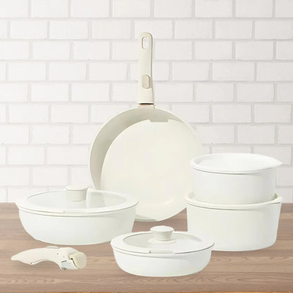 Space-Saving Non-Stick Cookware Set | Versatile and Durable