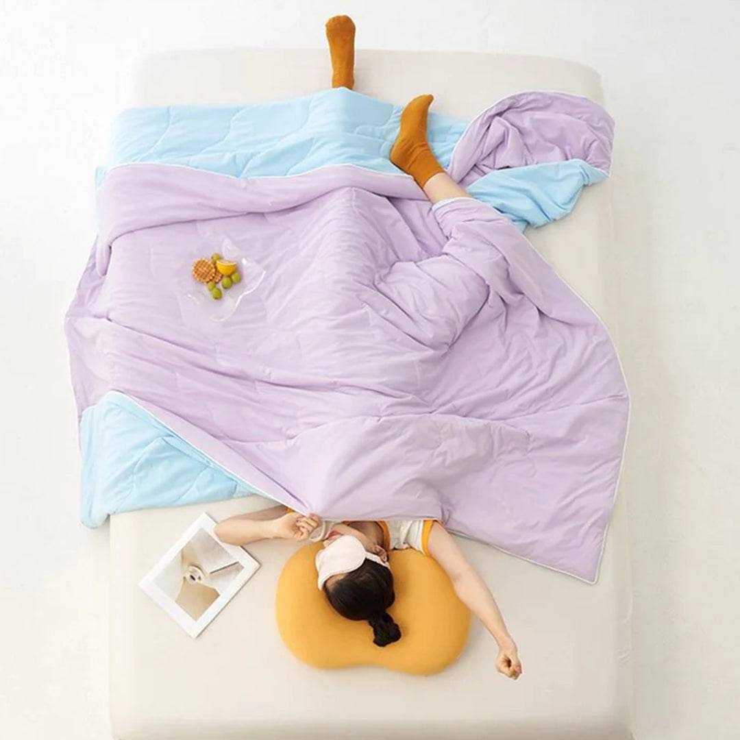 Serene Chill Blanket - Ultra-Light Reversible Summer Cover