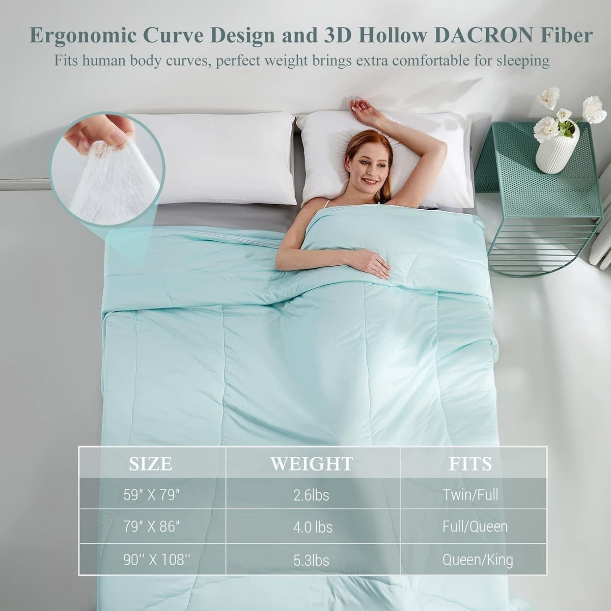 BreezeSleep Lightweight Comforter - Perfect for Warm Nights