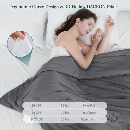 Dual-Sided Cooling Blanket – Lightweight & Breathable Comforter